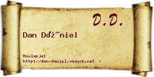 Dan Dániel névjegykártya
