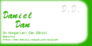 daniel dan business card