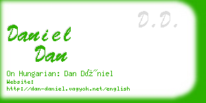 daniel dan business card